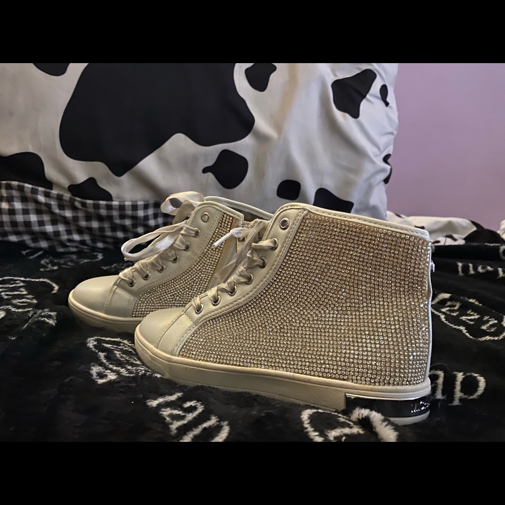 Michael Kors blinged out sneakers for a little fashionable girl